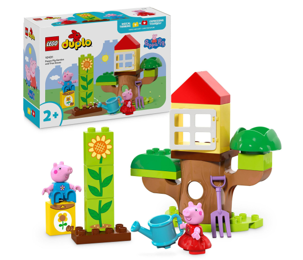 LEGO DUPLO 10431 Ogród i domek na drzewie Peppy - 1248393 - zdjęcie